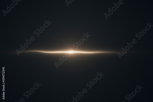 Shimmering light streaks cutting through deep darkness create an abstract, minimalist background, evoking a sense of mystery and vibrant energy in a modern design