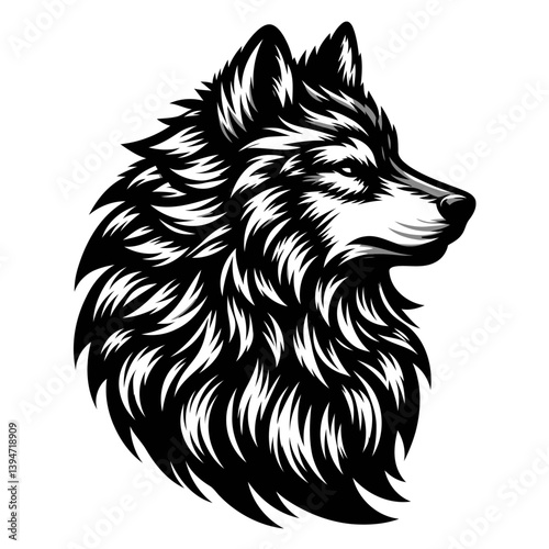 Wolf vector and illustrations.