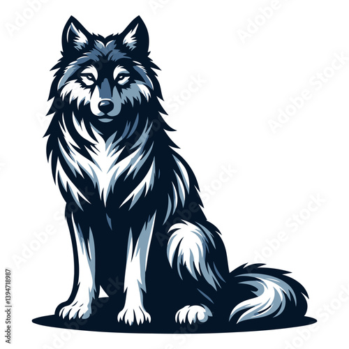 Wolf vector and illustrations.