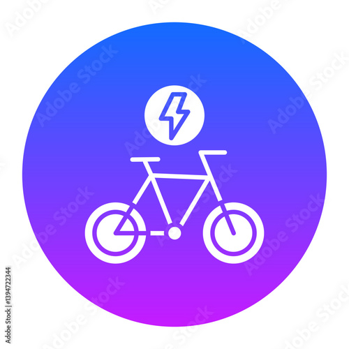 Electric Bike Icon