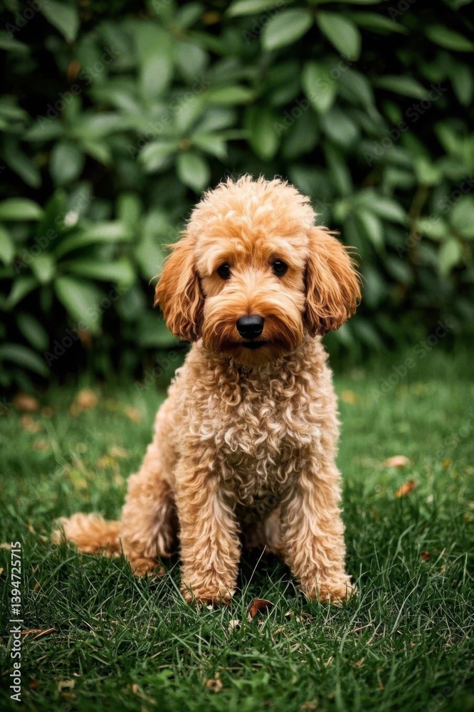 there is a small dog sitting in the grass with a frisbee there is a small dog sitting in the grass with a frisbee