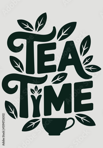 International Tea Day solid color vector set, tea cup, teapot, tea leaves, herbal tea, tea time, world tea celebration, flat minimal illustration, drink tea graphic collection design