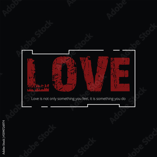 love typography t-shirt design vector
