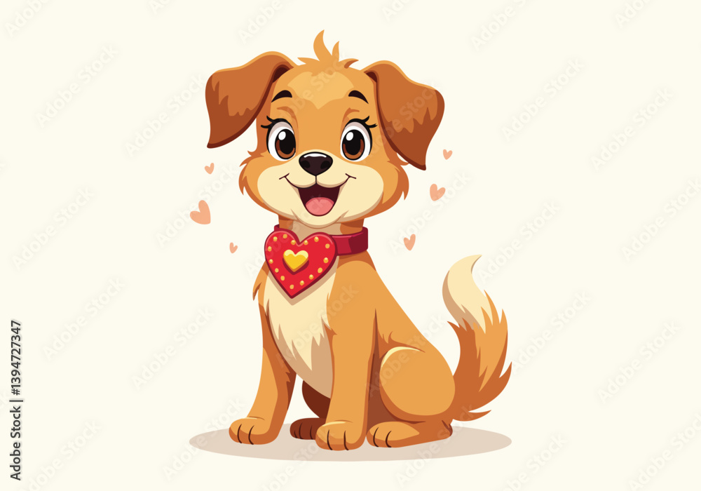 Obraz premium National Rescue Dog Day Vector Illustrations - Playful, Heartwarming Designs of Rescue Dogs, Adoption, and Shelters for Social Media, Campaigns, and Awareness Projects