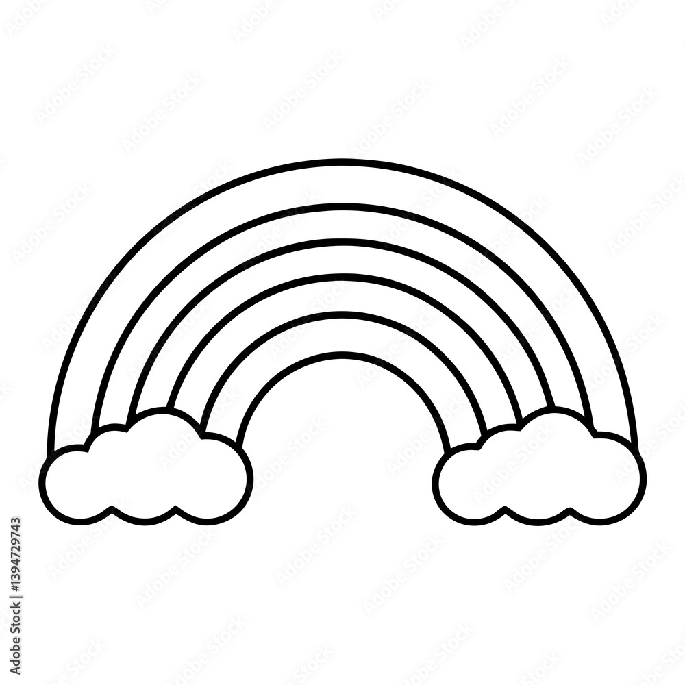 vector illustration of rainbow vector illustration of rainbow