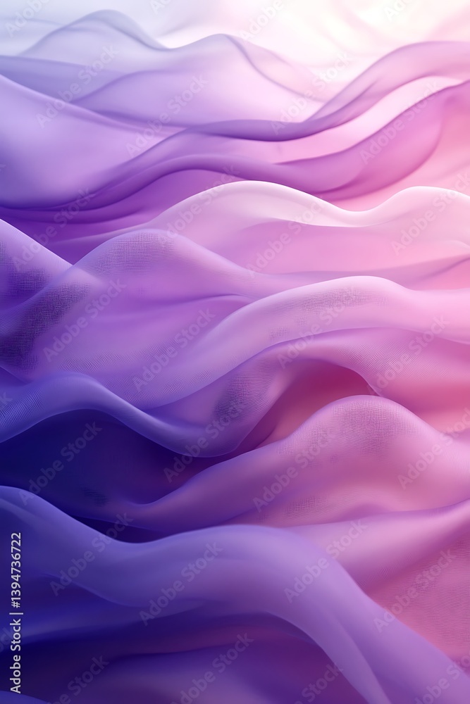 Fototapeta premium Soft Lavender and Blush Pink Gradient: A Peaceful and Elegant Backdrop with Gentle Flowing Patterns.
