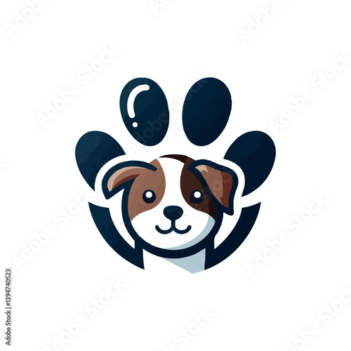 pet shop logo or pet care logo