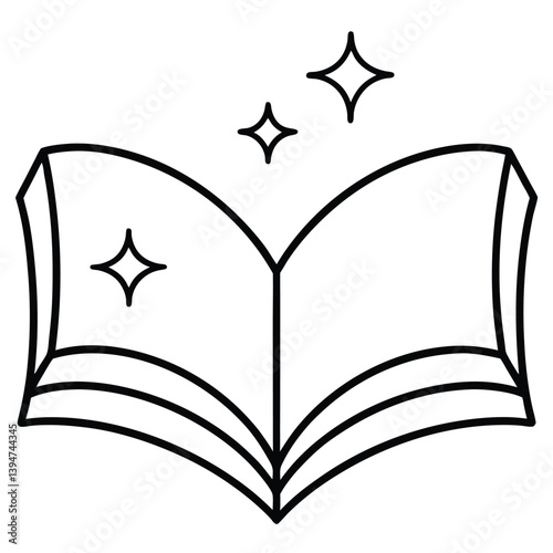 vector illustration of a book