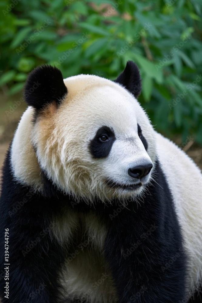 panda bear sitting on the ground with its head on its back panda bear sitting on the ground with its head on its back