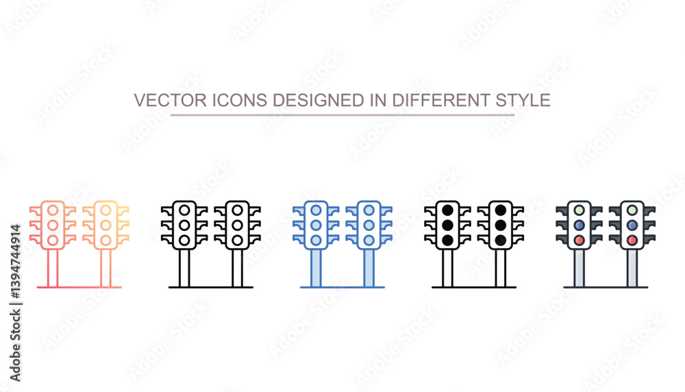 Trafic Light icon design with white background stock illustration Trafic Light icon design with white background stock illustration
