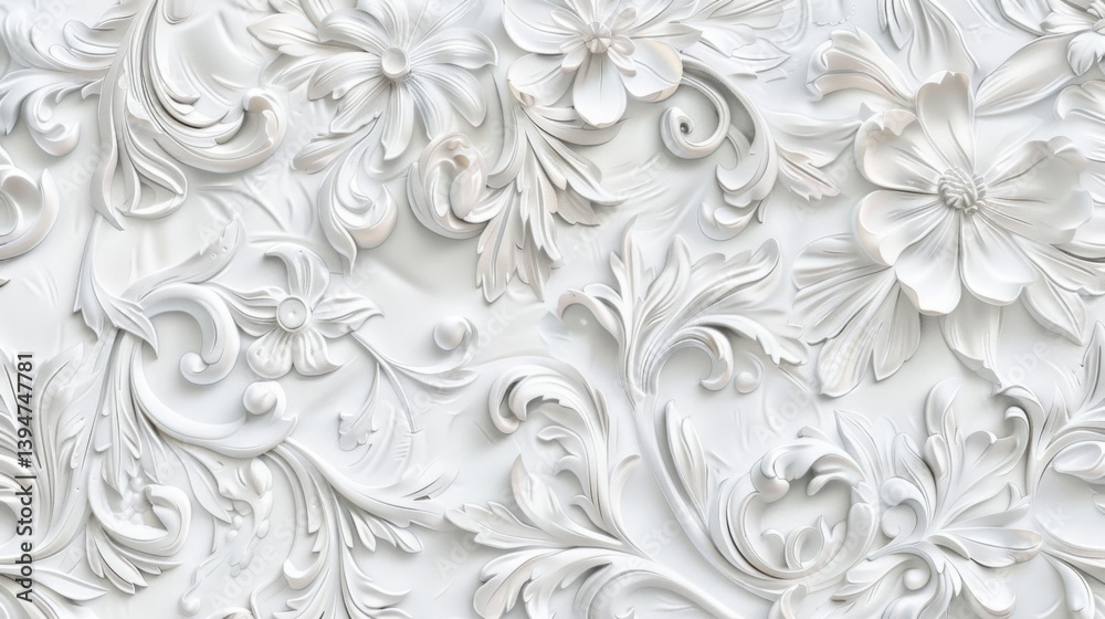 Retro - Style White 3D Texture: Ideal Postcard Background for Weddings Retro - Style White 3D Texture: Ideal Postcard Background for Weddings