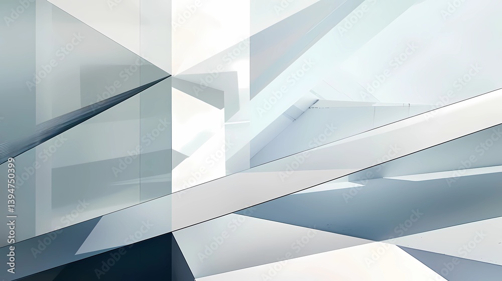 An abstract image displaying the branding architecture in light colors, Generative AI illustrations.