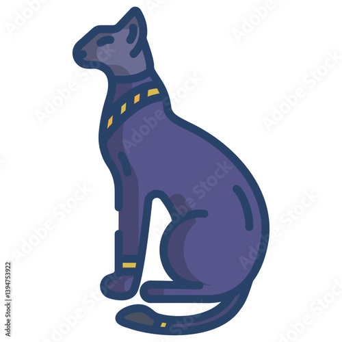 Linear color Cat icon