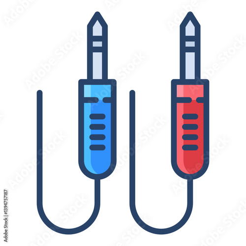Linear color Cable icon