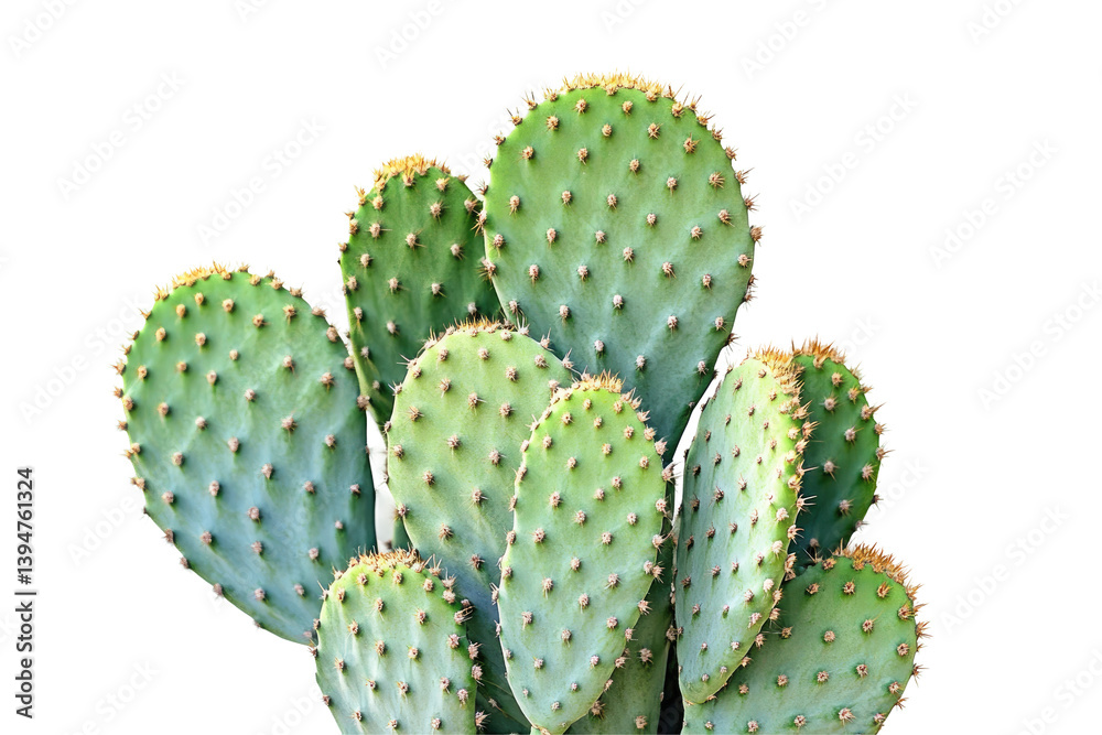 Prickly pear cactus cluster close-up Prickly pear cactus cluster close-up