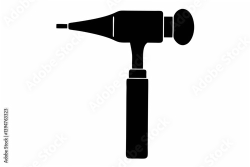 otoscope  silhouette vector 