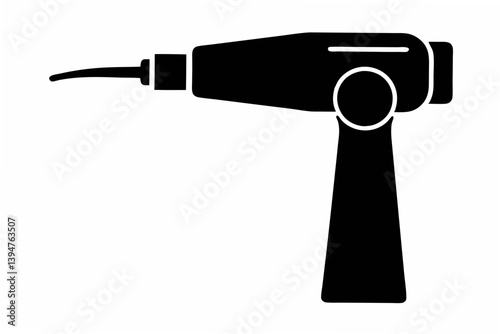 otoscope  silhouette vector 
