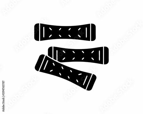 creative details resistance bands icon vector Illustration	