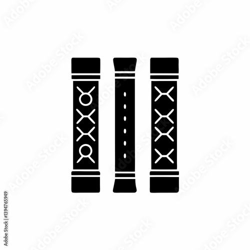creative details resistance bands icon vector Illustration	