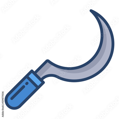 Linear color Sickle icon