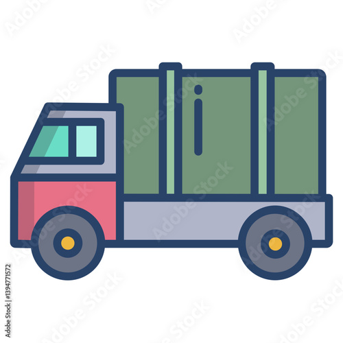 Linear color Truck icon