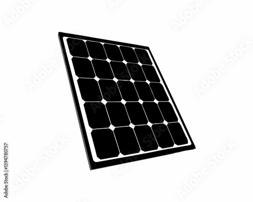 creative details solar panel icon vector illustration	