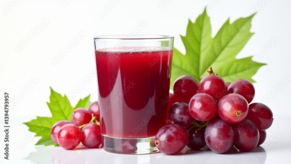 Fresh Grape Juice With Red Grapes Fresh Grape Juice With Red Grapes
