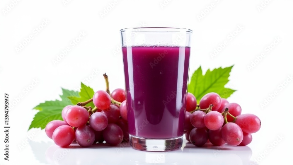 Fresh Grape Juice With Bunch Grapes Fresh Grape Juice With Bunch Grapes