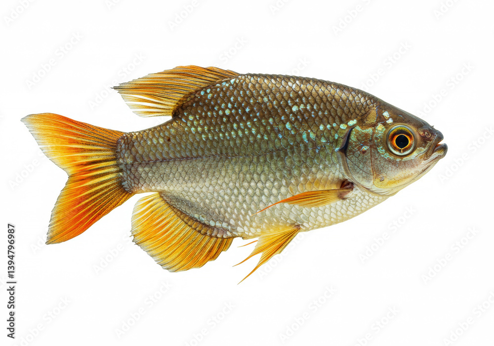 Fototapeta premium Gourami on a white background