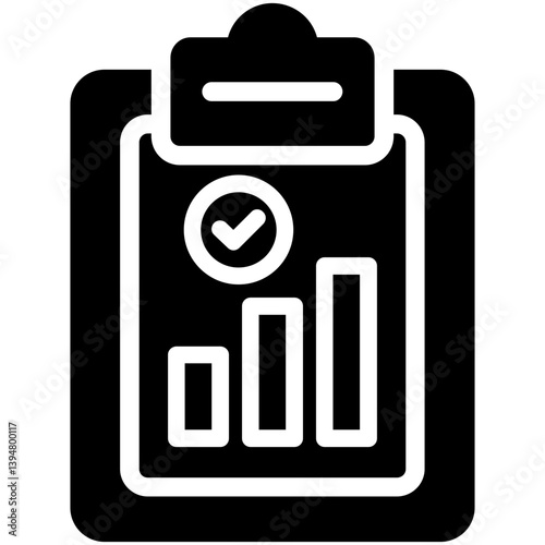 SEO Report Card Glyph Icon