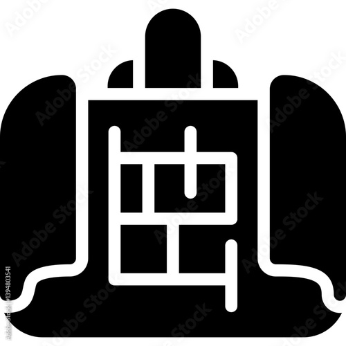 Blueprint Glyph Icon