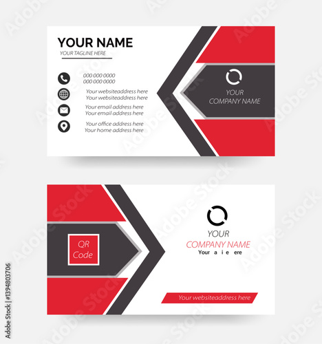 The Corporate Business Card / Clean & Creative Modern Corporate Business Card.