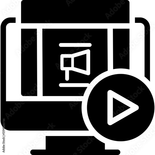 Content Management Glyph Icon