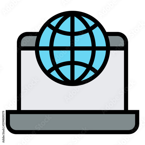 web service vector icon