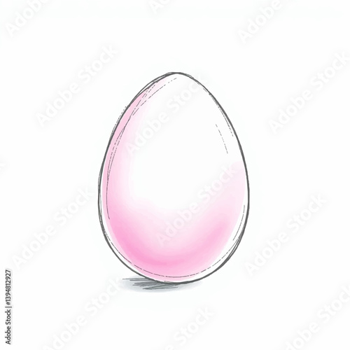 egg drawing  ,vector illustration