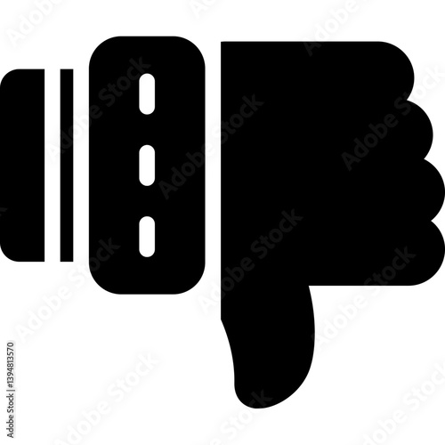 Thumbs Down Glyph Icon