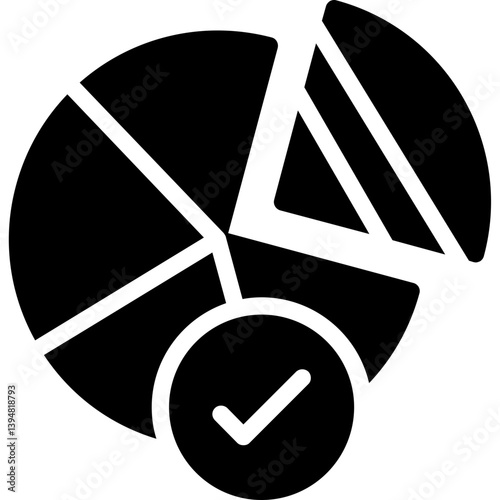 Operational Analytics Glyph Icon