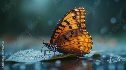 Obraz na płótnie Butterfly emergence nature image w salonie