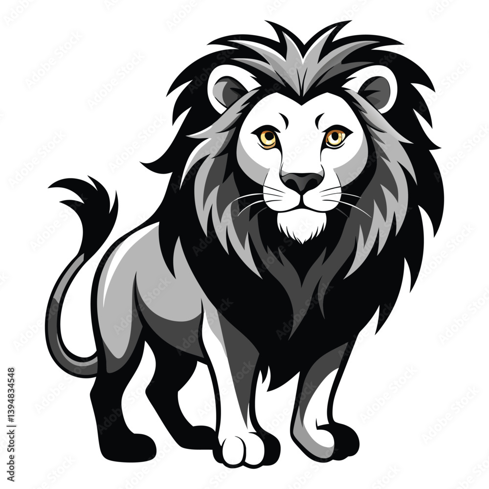 Fototapeta premium lion vector illustration