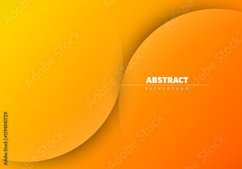Obraz na płótnie Abstract Yellow and Orange Gradient Background Design Template with place for your content w salonie