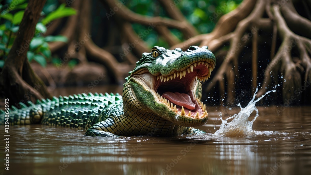 Crocodile in the Zoo