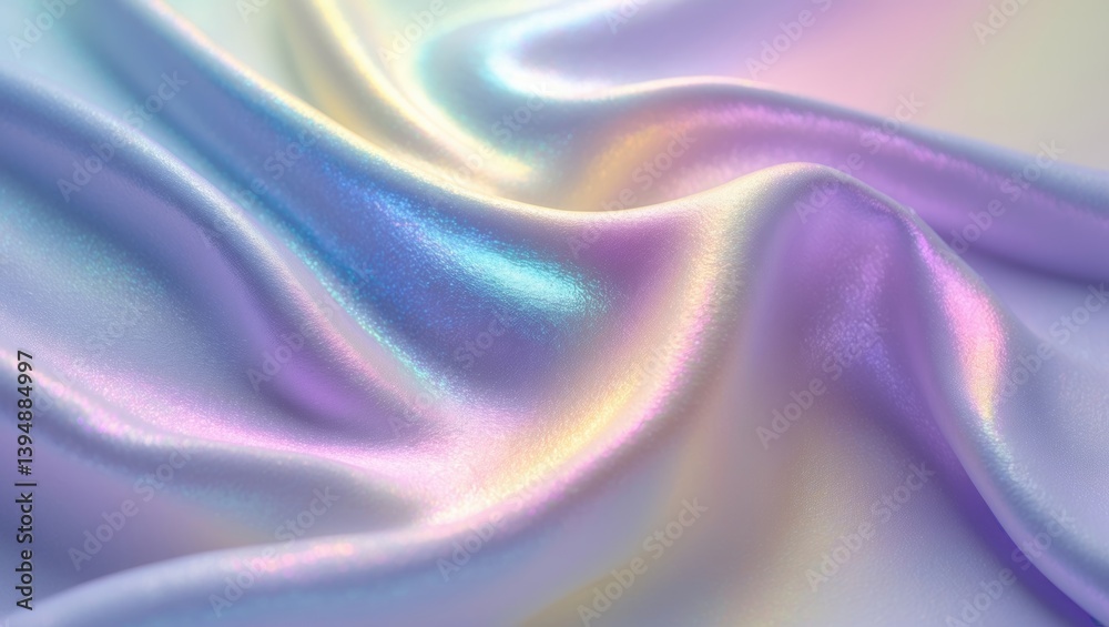 Fototapeta premium Abstract background with holographic rainbow foil iridescent texture