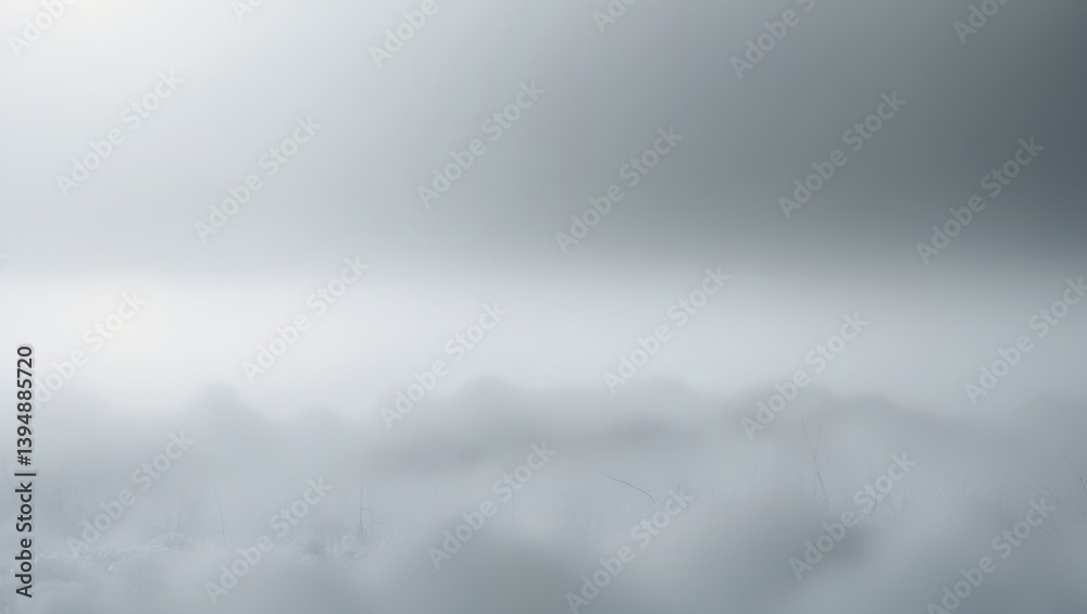 Obraz premium BLURRY BACKGROUND WITH COLD SILVER LIGHT, VIBRANT WINTER DESIGN