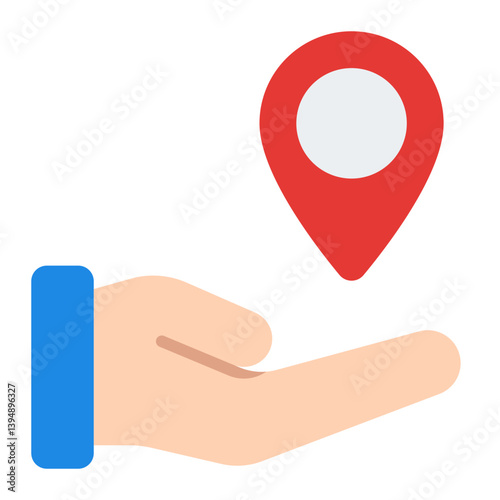 Hand location icon