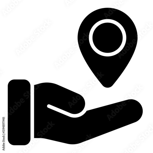 Hand location icon