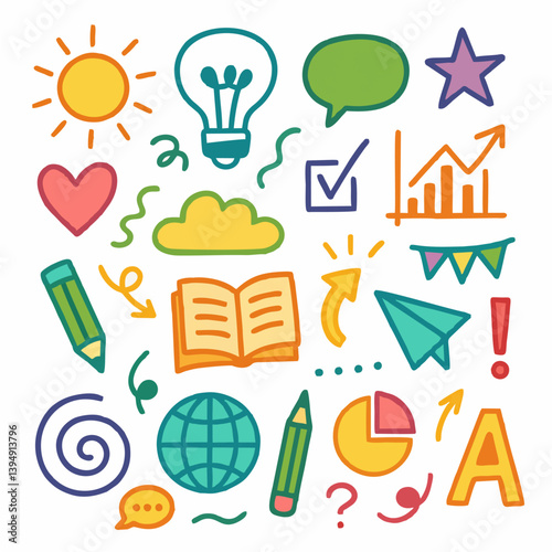 set of icons for web design