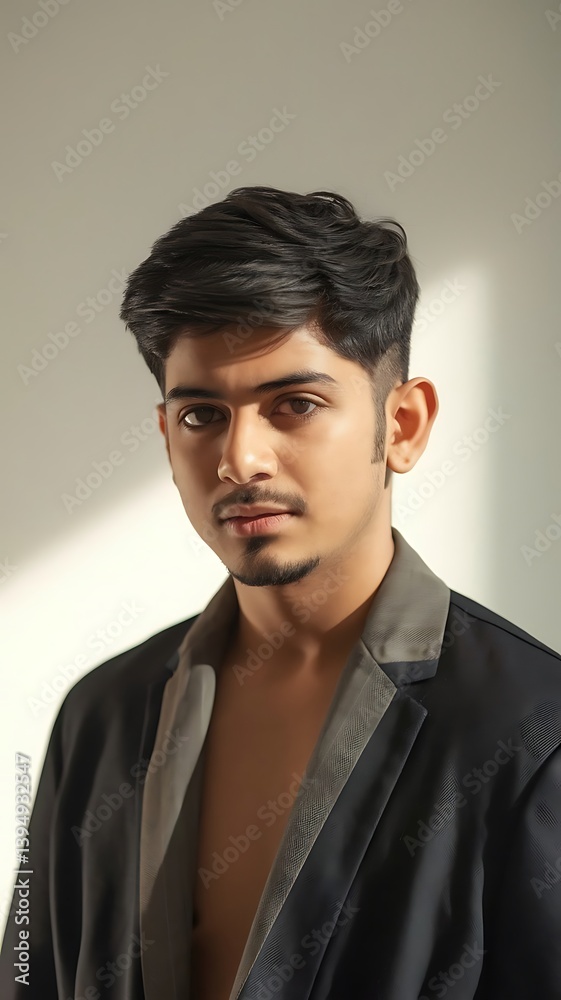 Obraz premium Portrait of confidence young man