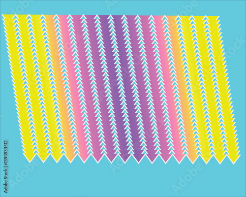 Colorful decoration on a white background