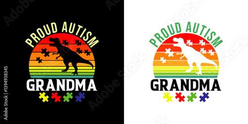Proud autism grandma - digital high quality print ready cut file