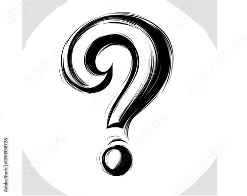Modern photo collage style.Request for answer or idea, solve problem, business solution.Illustration on white background